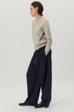 Pull en maille de Laine côtelée