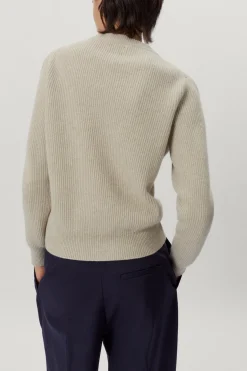 Pull en maille de Laine côtelée
