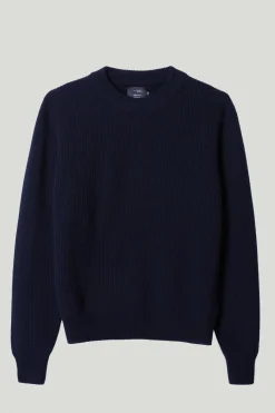 Pull en maille de Laine côtelée