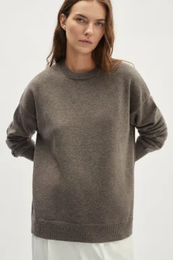 Pull oversize en laine