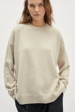 Pull oversize en laine