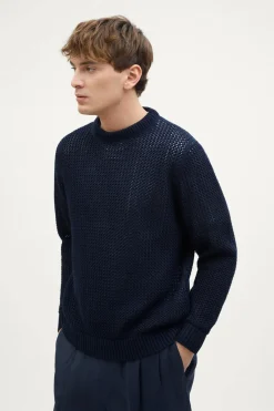 Pull tricoté en Coton biologique Filet