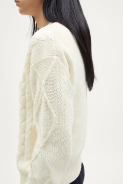 Pull tricoté en Coton biologique Aran