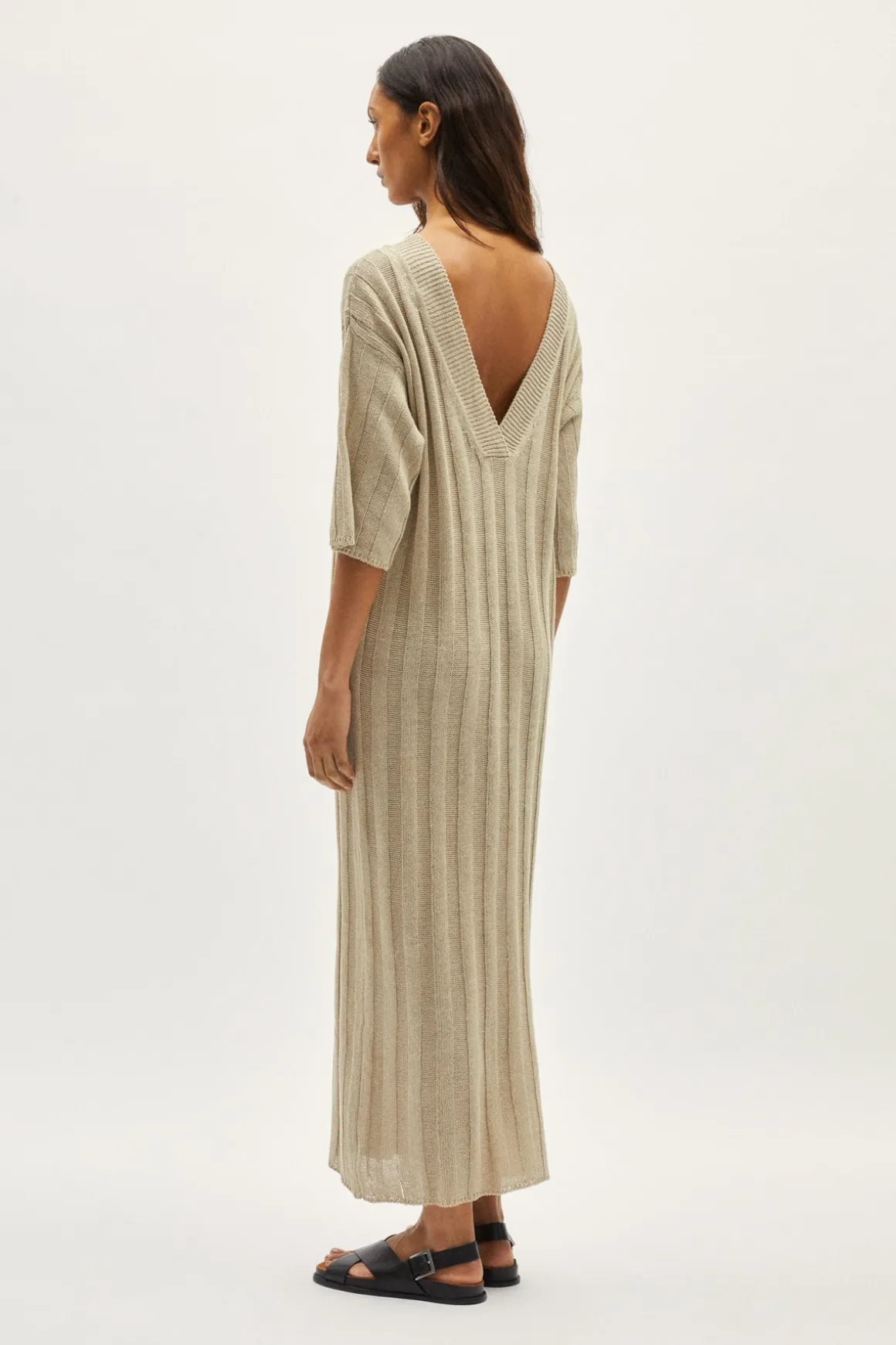 Robe oversize en Lin régénéré