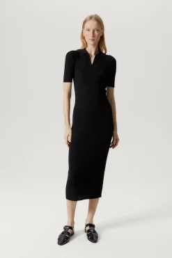 Robe polo en Lin et Coton