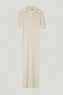Robe polo en Lin et Coton