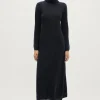 Robe évasée en laine