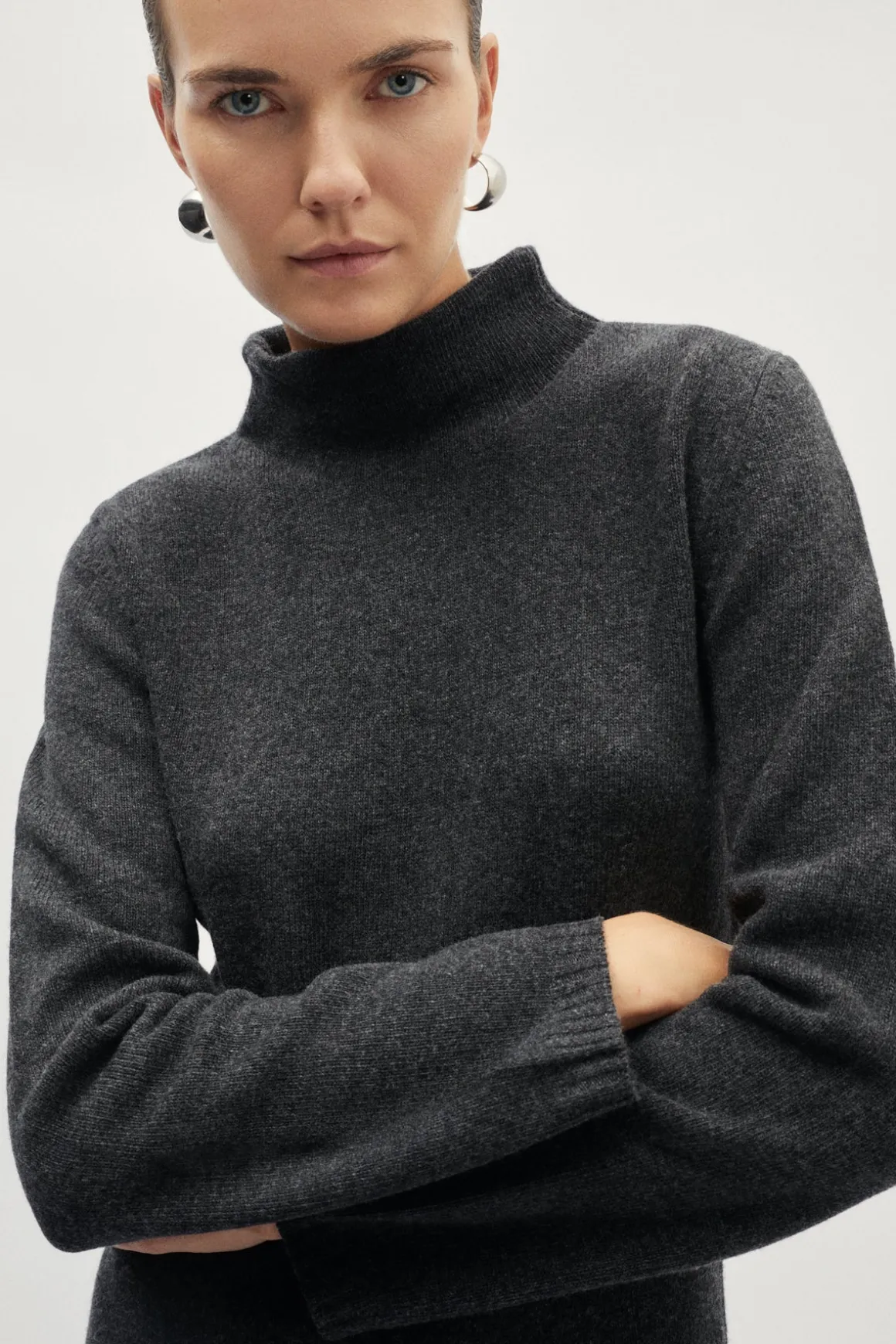 Robe évasée en laine