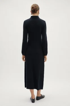 Robe évasée en laine