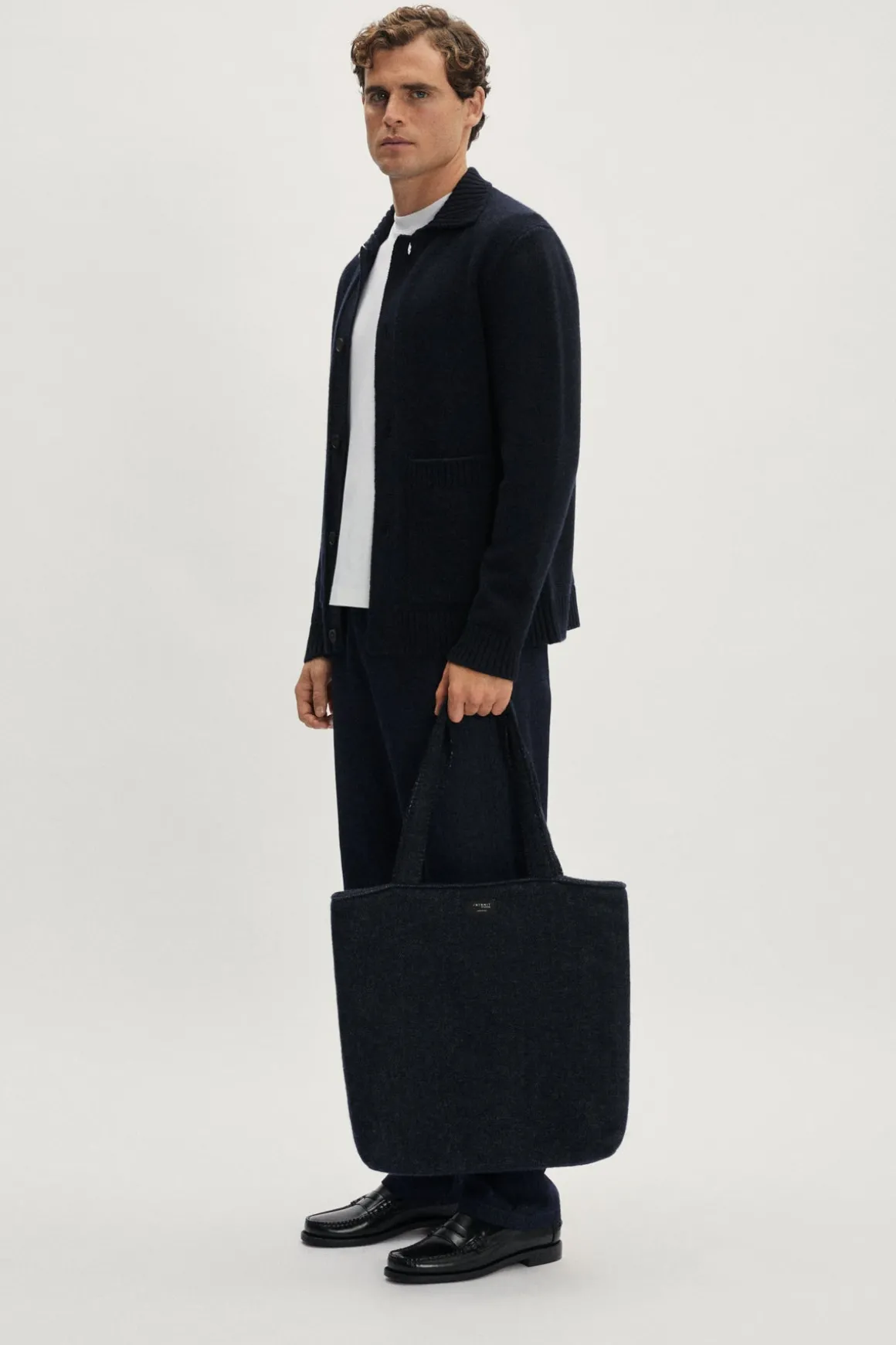 Sac tote en laine