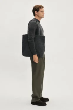 Sac tote en laine