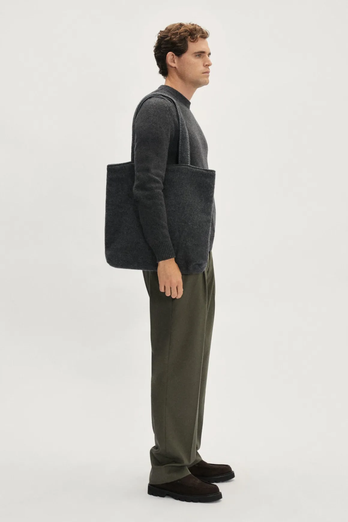 Sac tote en laine