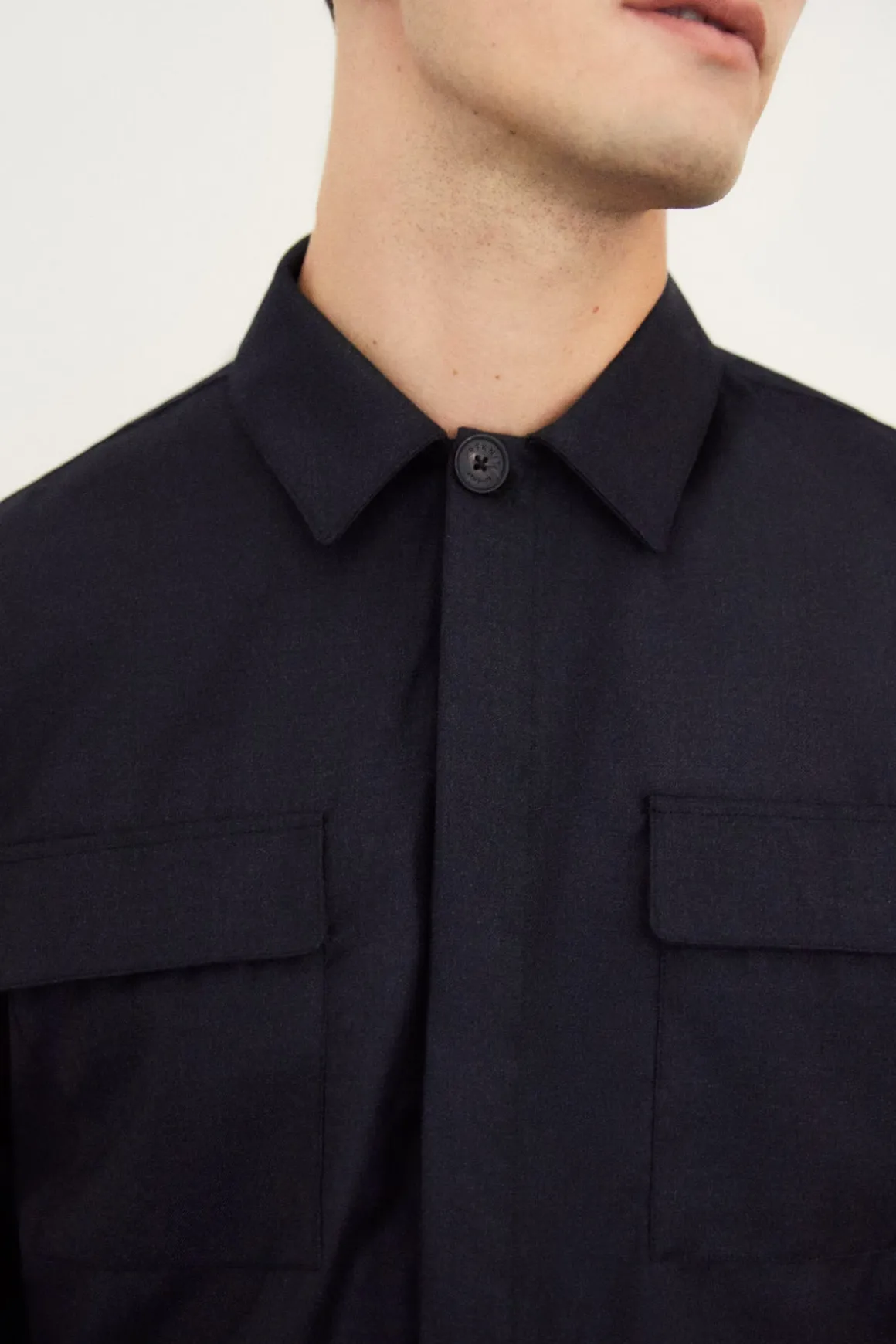 Surchemise couture en laine