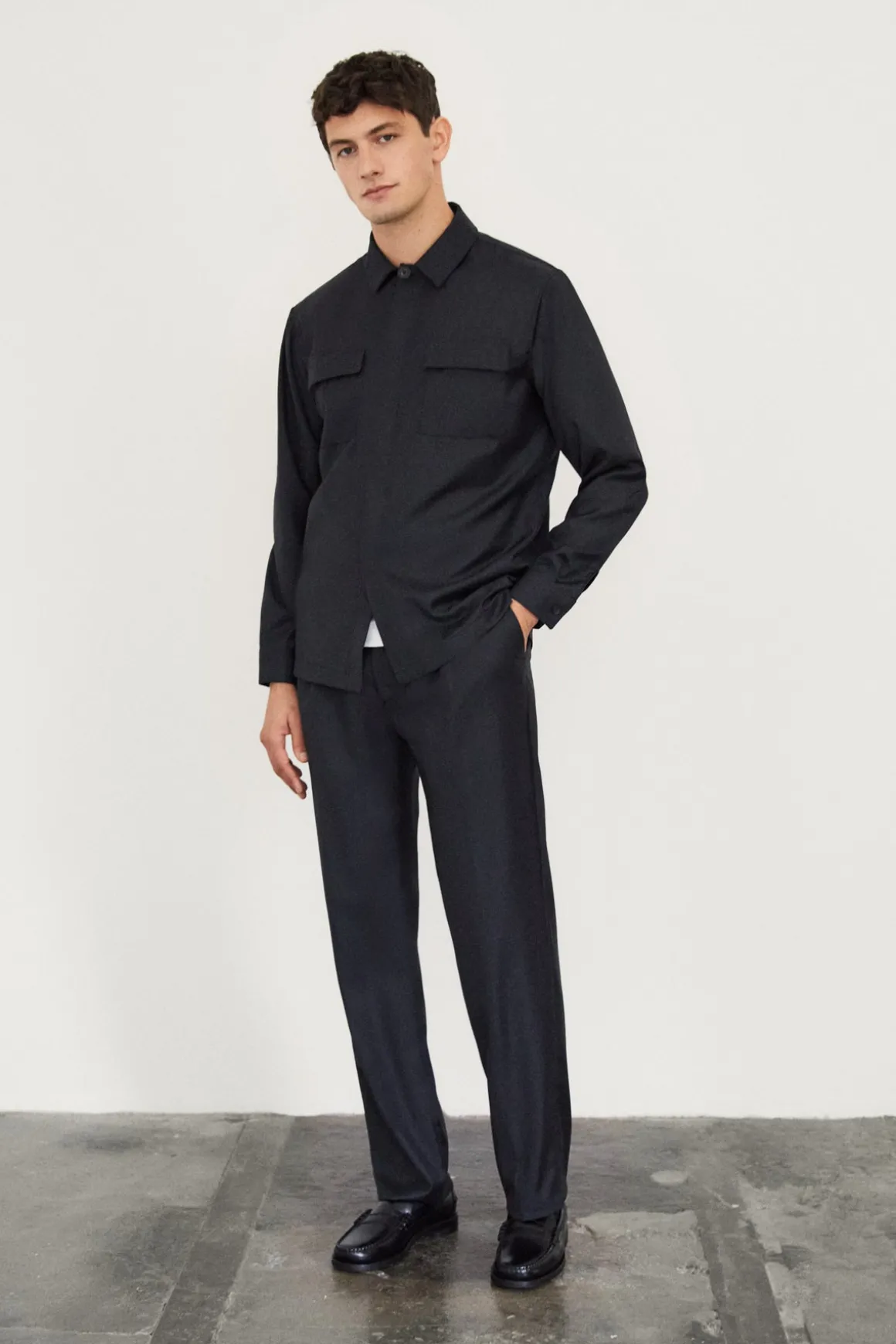 Surchemise couture en laine