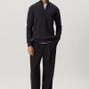 Tricot demi-zip en Laine Mérinos