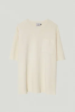 T-shirt à coupe décontractée en Lin et Coton - Version imparfaite