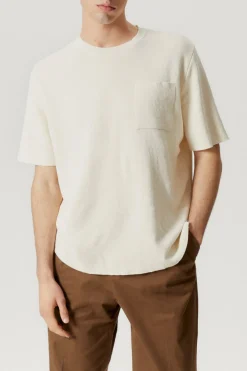 T-shirt à coupe décontractée en Lin et Coton - Version imparfaite