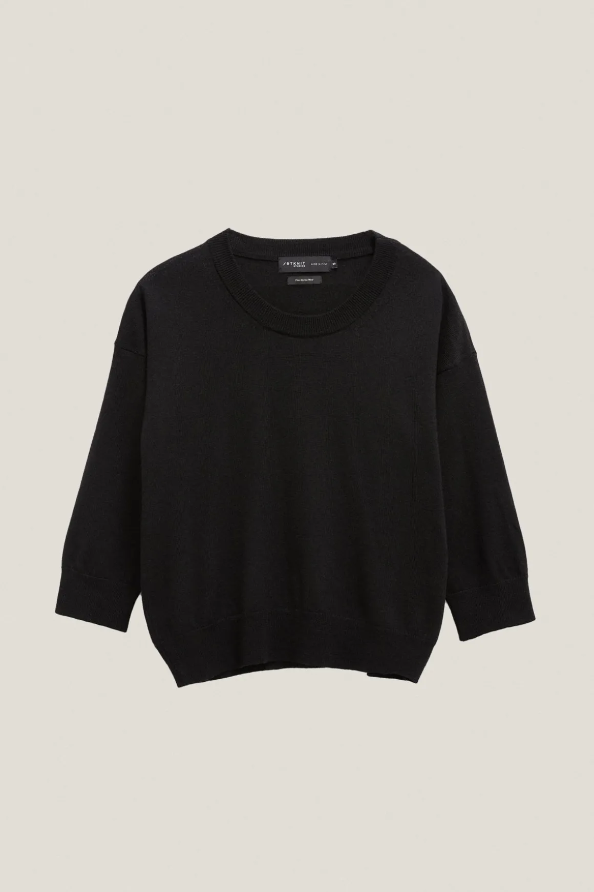 T-shirt carré en Laine Mérinos
