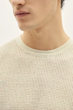 T-shirt en crochet de Lin et Coton - Version imparfaite