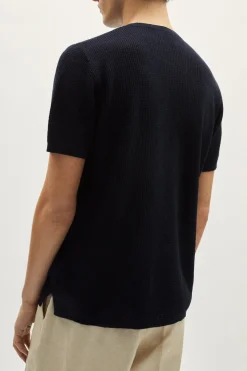 T-shirt en crochet de Lin et Coton - Version imparfaite