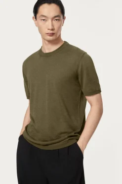 T-shirt en maille de Lin et Coton