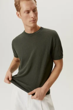 T-shirt en maille de Lin et Coton