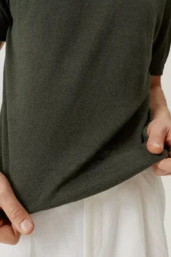 T-shirt en maille de Lin et Coton
