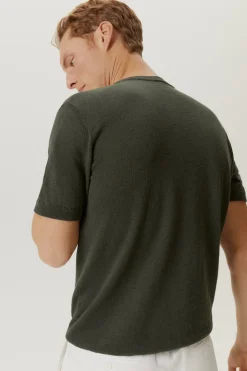 T-shirt en maille de Lin et Coton