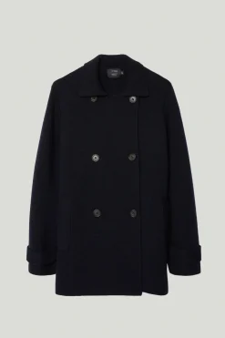 Veste à double boutonnage en Laine Mérinos