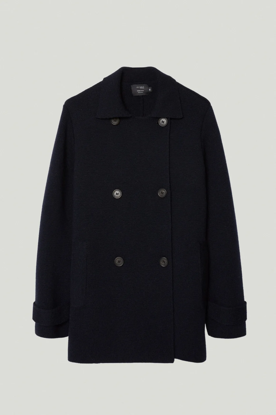 Veste à double boutonnage en Laine Mérinos