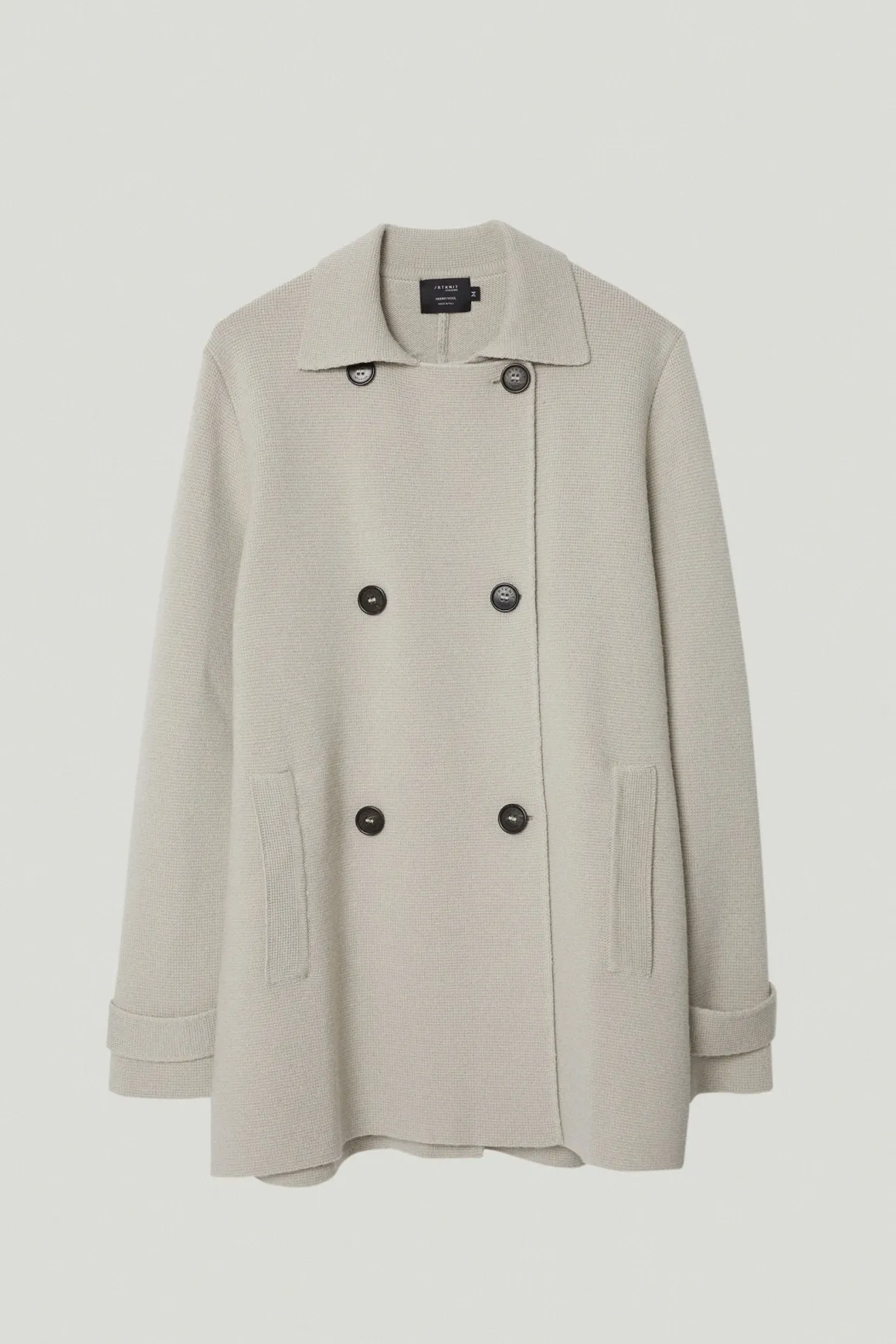 Veste à double boutonnage en Laine Mérinos