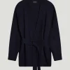 Veste ceinturée en ReCashmere