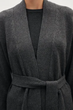 Veste ceinturée en ReCashmere