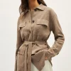 Veste saharienne en Lin et Coton