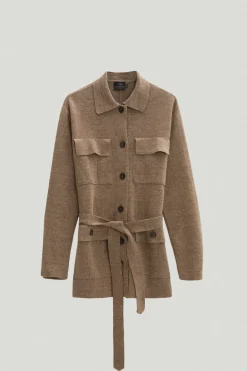 Veste saharienne en Lin et Coton