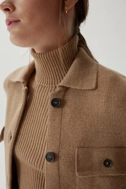 Veste surchemise en Laine Mérinos - Version imparfaite