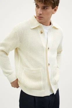 Veste tricotée en Coton biologique Filet