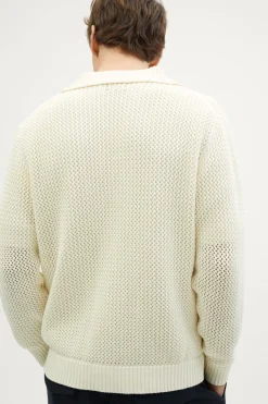 Veste tricotée en Coton biologique Filet