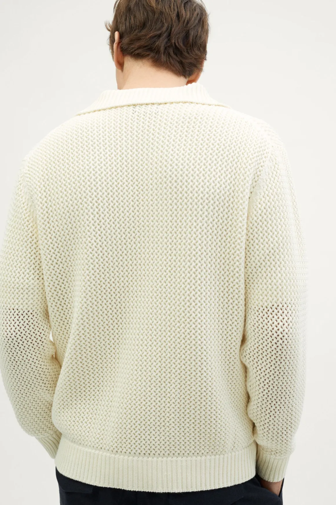 Veste tricotée en Coton biologique Filet